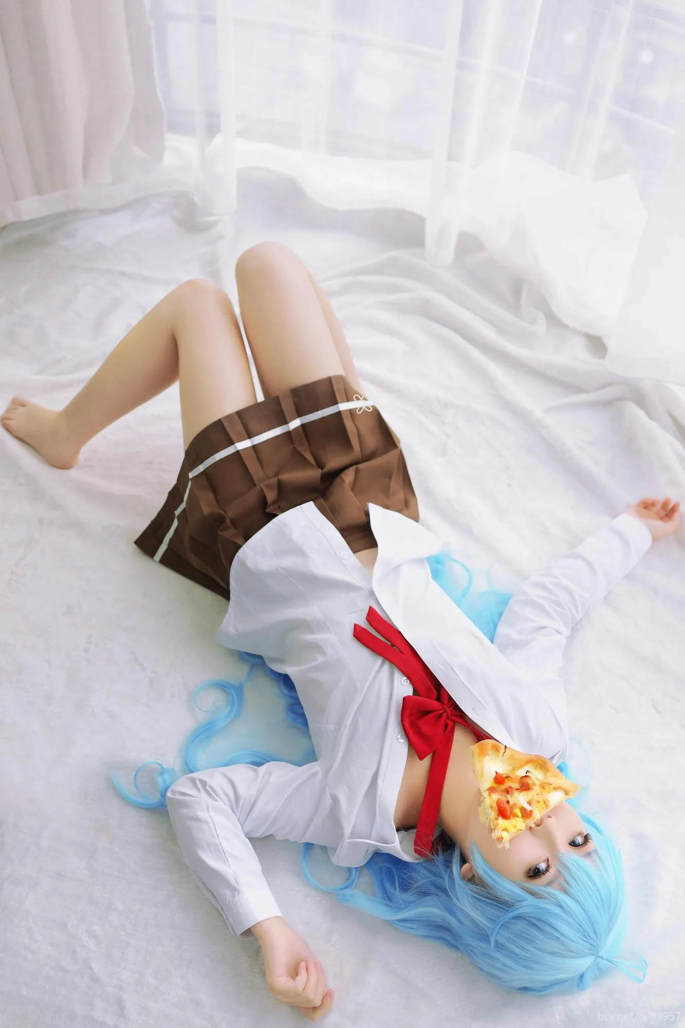 半半子 – NO.27 电波女与青春男 藤和艾利欧 [14P]插图